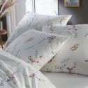 Taie d'oreiller collection La Discrète en percale de coton fabrication Française.