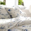 Drap housse en satin de...